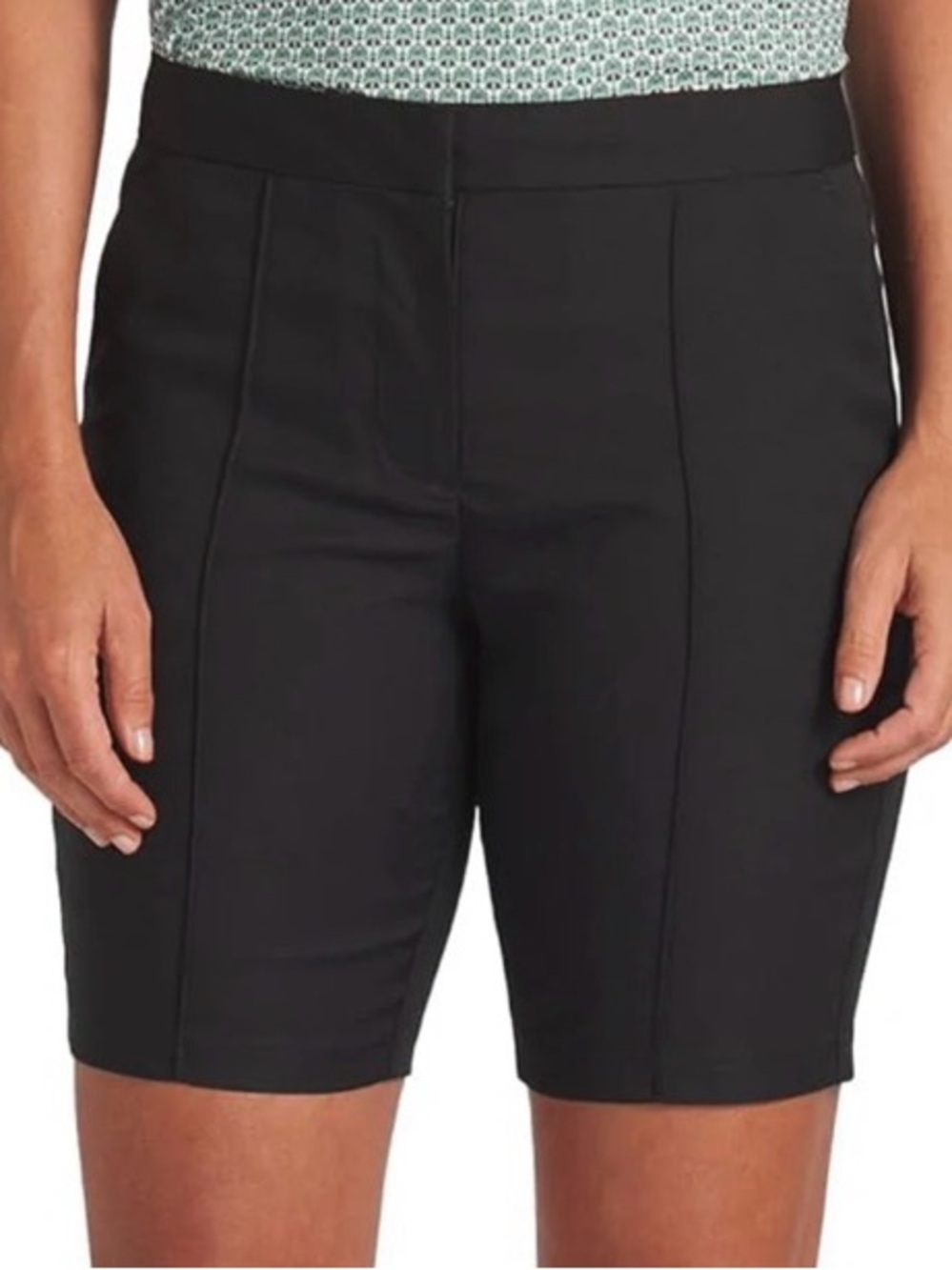 PUMA Women's Costa 8.5" Golf Shorts Black Size Large